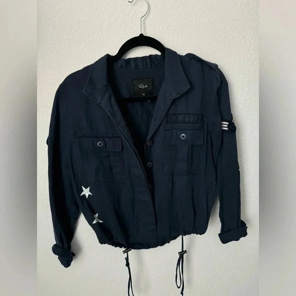 Grant Military Jacket in Indigo - XS - Picture 2 of 11